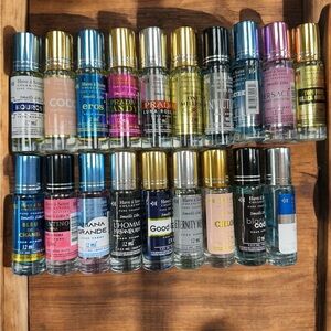 Perfume oil 7 bottles for 21.99